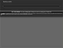 Tablet Screenshot of koica.com